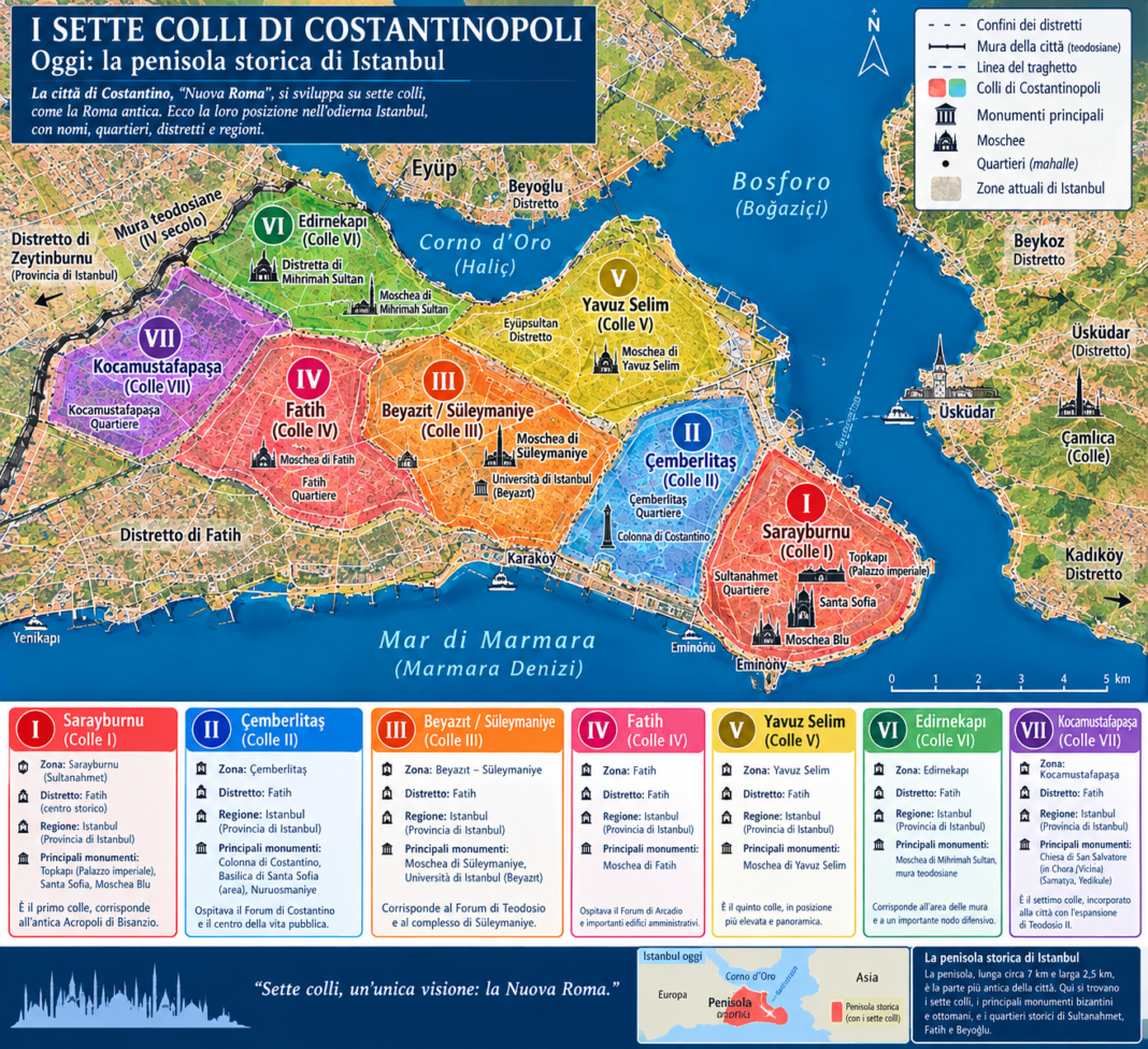 i settre colli di Istanbul